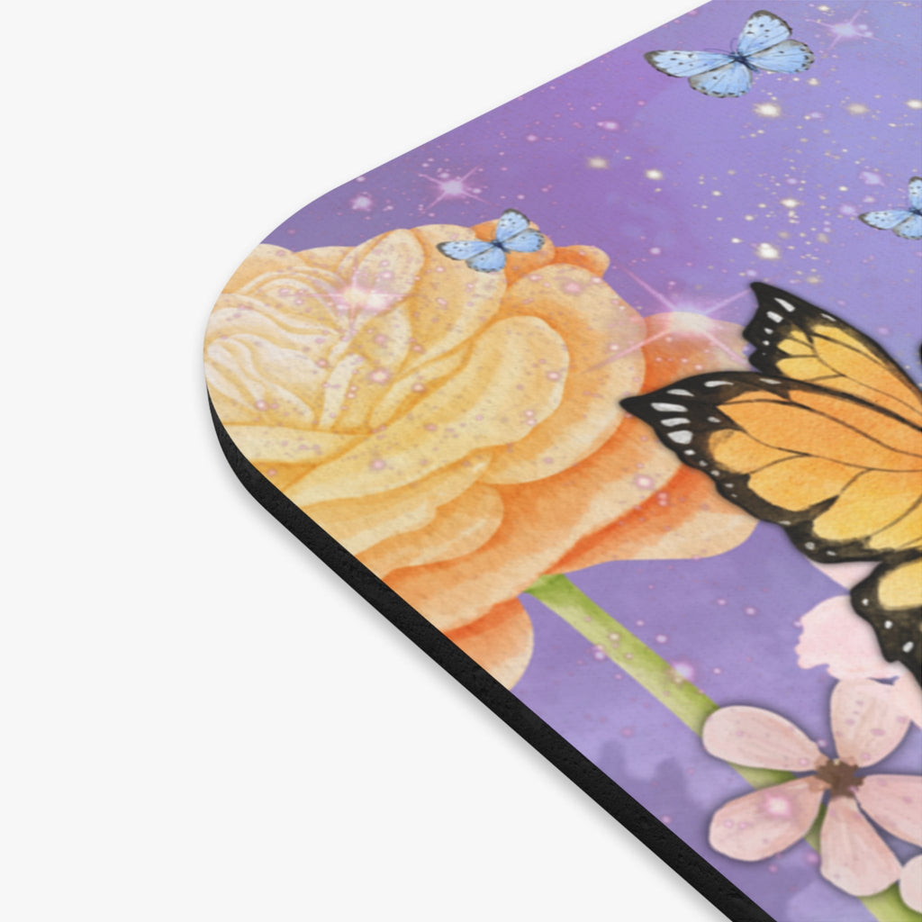 Funny Floral Cat Mousepad